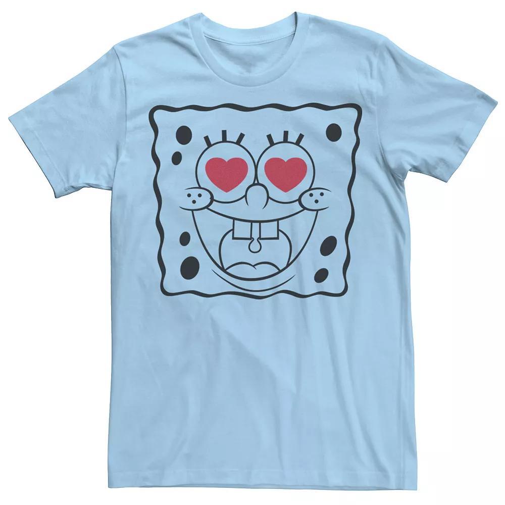 Men's Nickelodeon SpongeBob SquarePants Heart Eyes Graphic Tee, Size: XXL, Light Blue Product Image