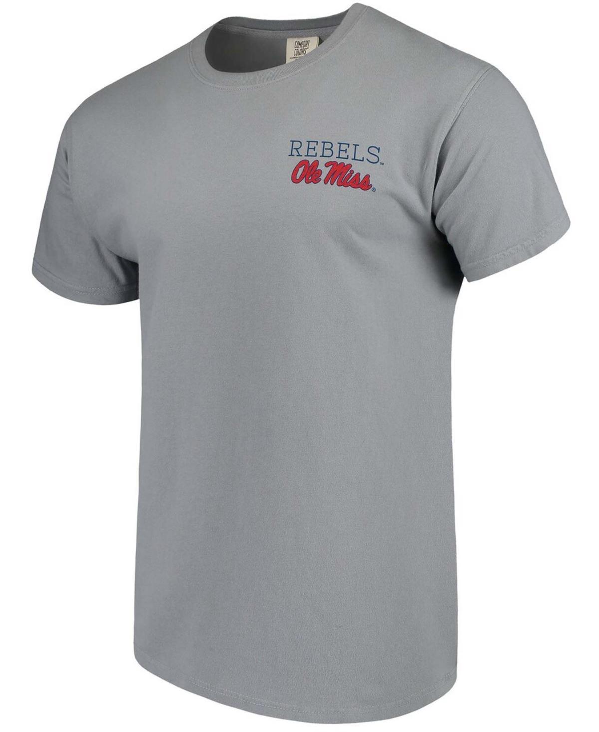 Men's Gray Ole Miss Rebels Comfort Colors Campus Scenery T-Shirt, Size: Medium, Grey Product Image