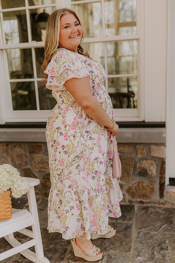 Wisteria Lane Floral Midi Dress Curves Product Image