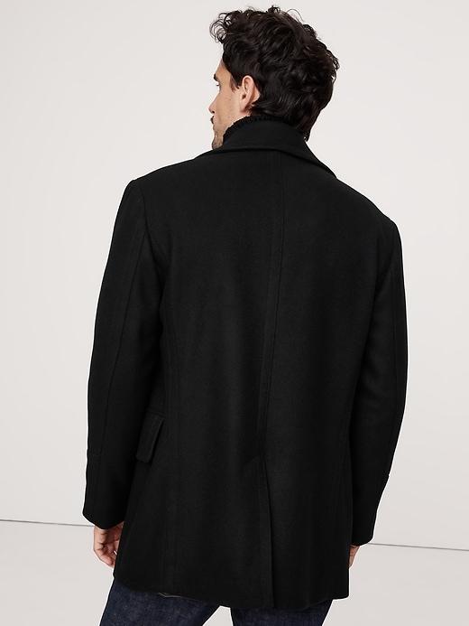 Italian Melton Peacoat Product Image