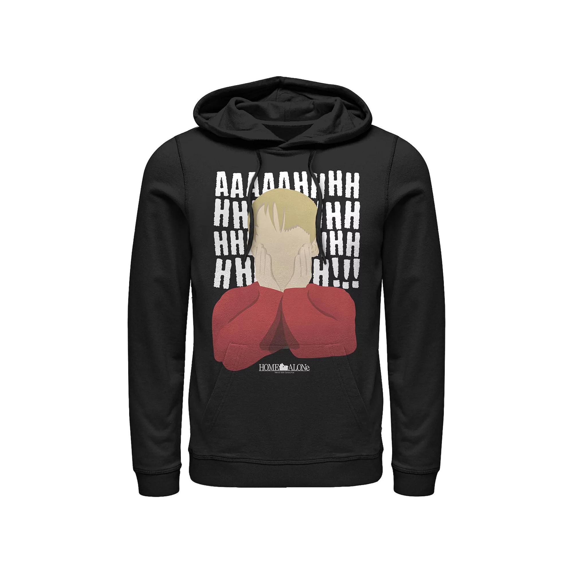 Big & Tall Home Alone Kevin's Scream Graphic Hoodie, Men's, Size: Large, Grey Heather Product Image
