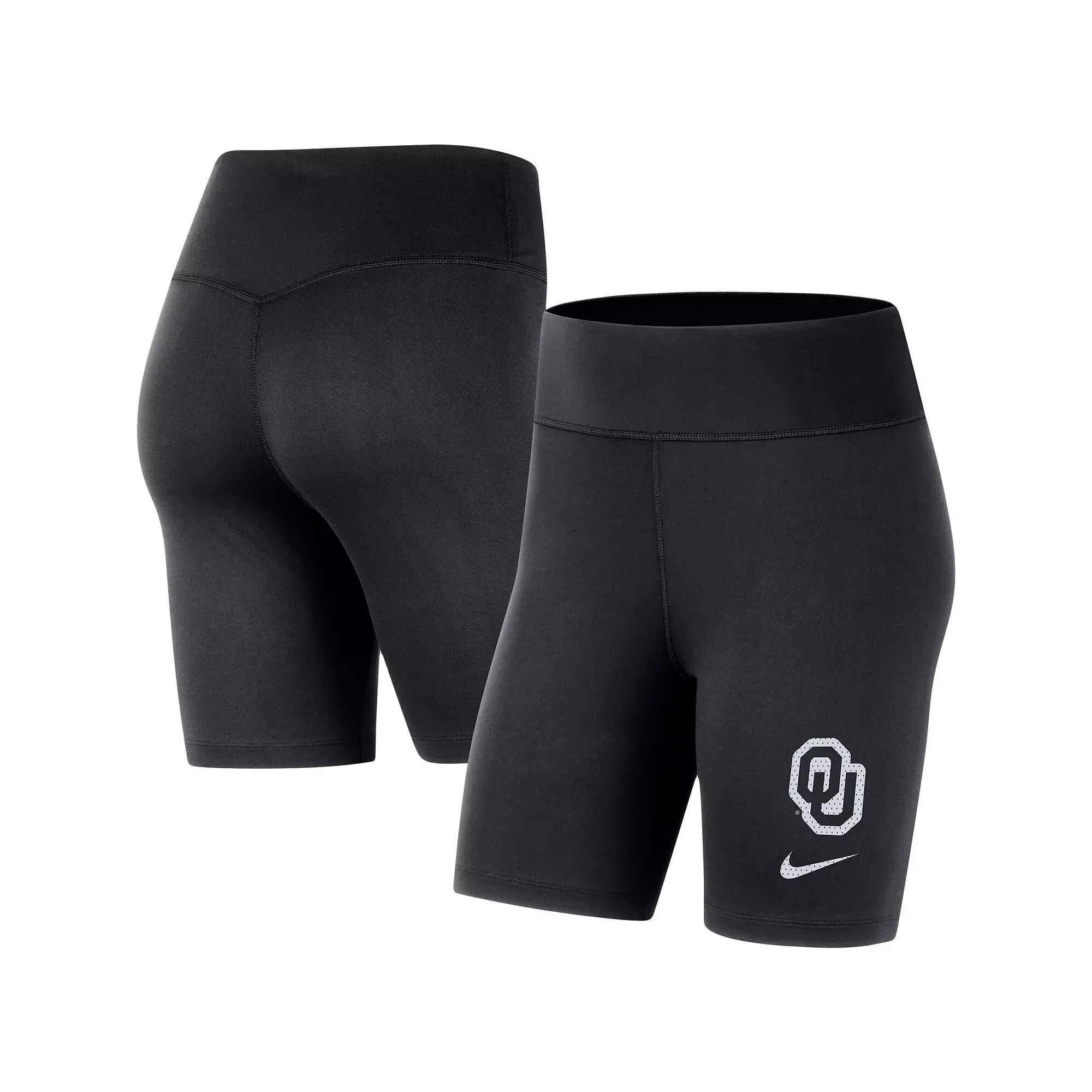 Women's Nike Black Oklahoma Sooners Performance Biker Shorts, Size: XS Product Image