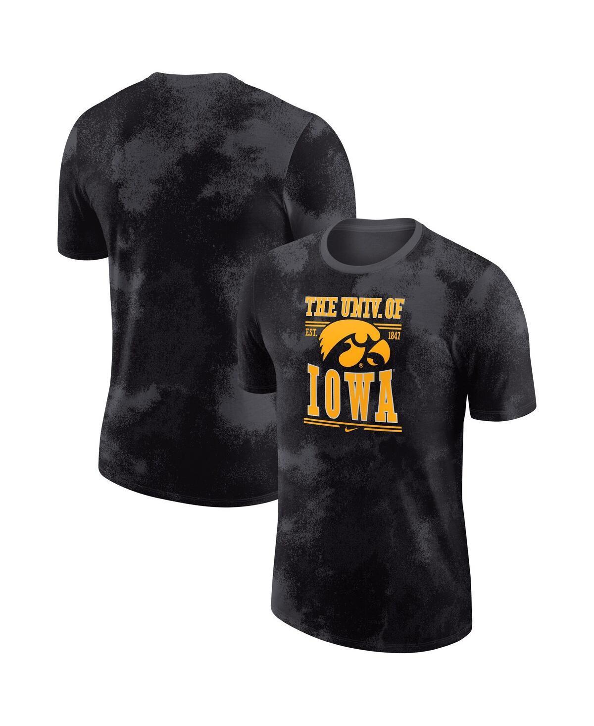 Men's Nike Anthracite Iowa Hawkeyes Team Stack T-Shirt, Size: XL, Grey Product Image