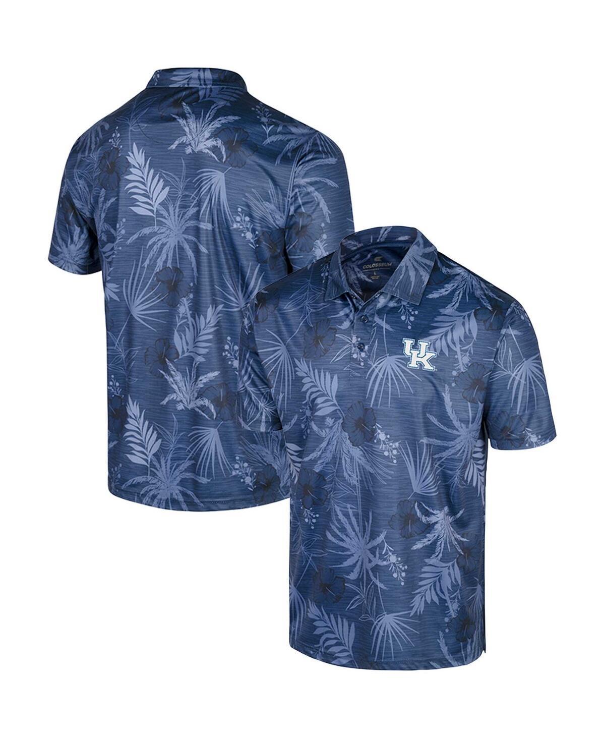 Men's Colosseum Black Texas Longhorns Big & Tall Palms Polo, Size: 3XLT Product Image
