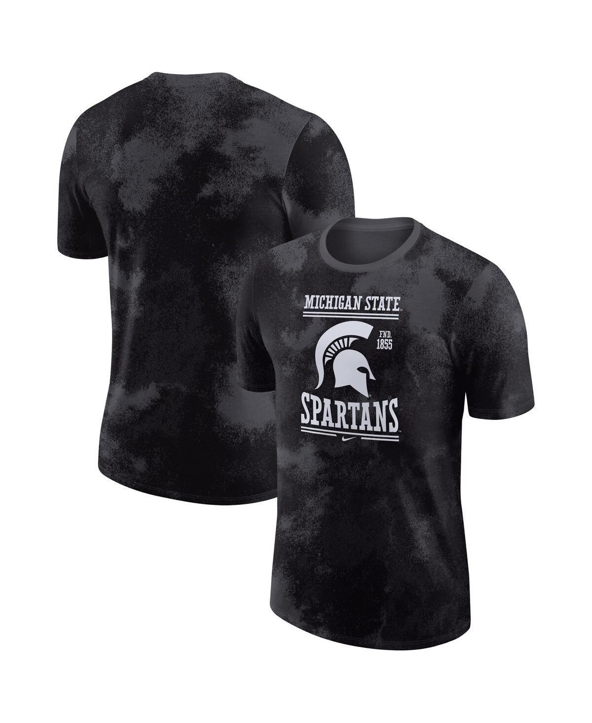 Men's Nike Anthracite Michigan State Spartans Team Stack T-Shirt, Size: XL, Grey Product Image
