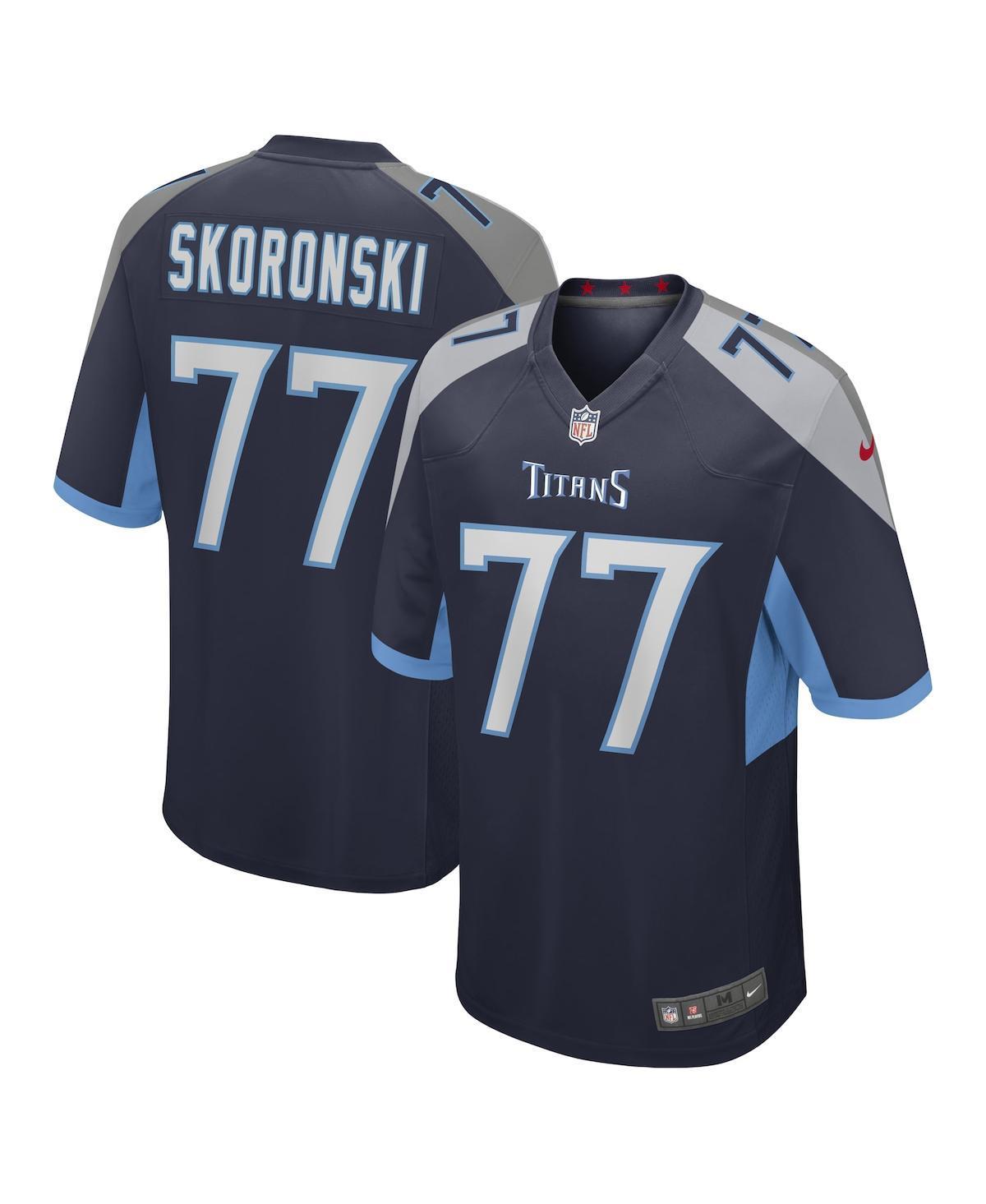 Men's Nike Malik Willis Navy Tennessee Titans 2022 NFL Draft Pick Player Game Jersey, Size: Large, Blue Product Image