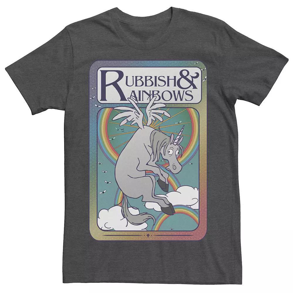 Disney / Pixar's Onward Men's Rubbish & Rainbows Card Tee, Size: Small, Grey Heather Product Image