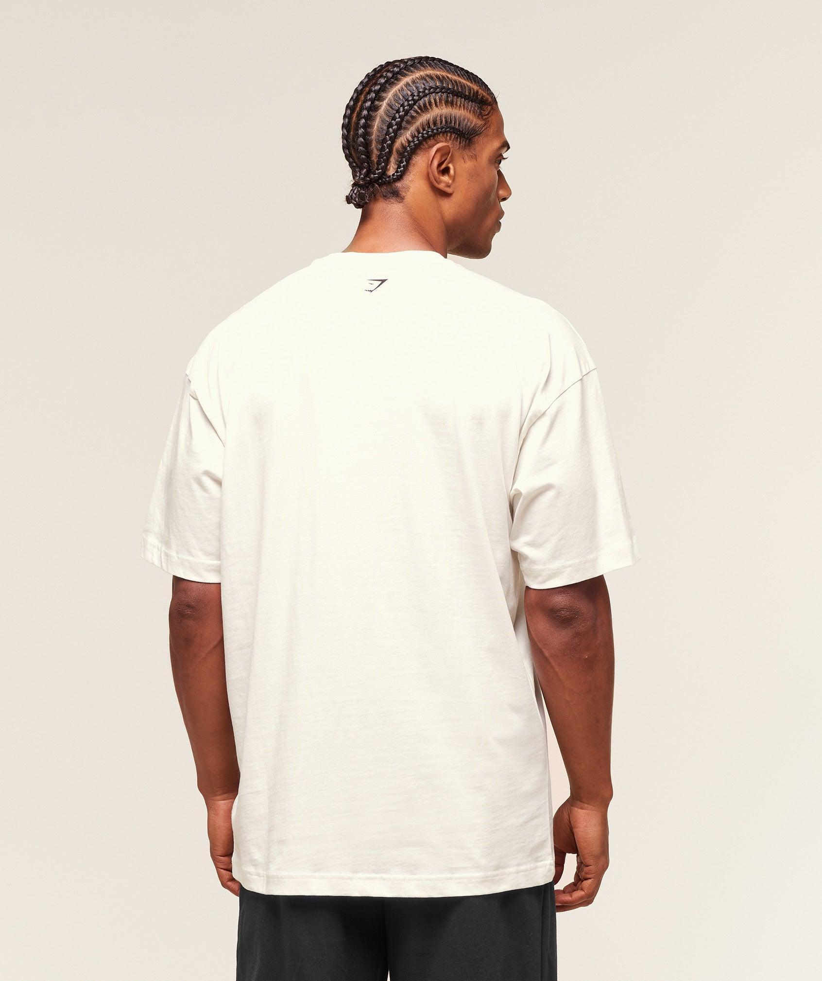 Gymshark Hispanic Heritage T-Shirt - Soft White Male Product Image