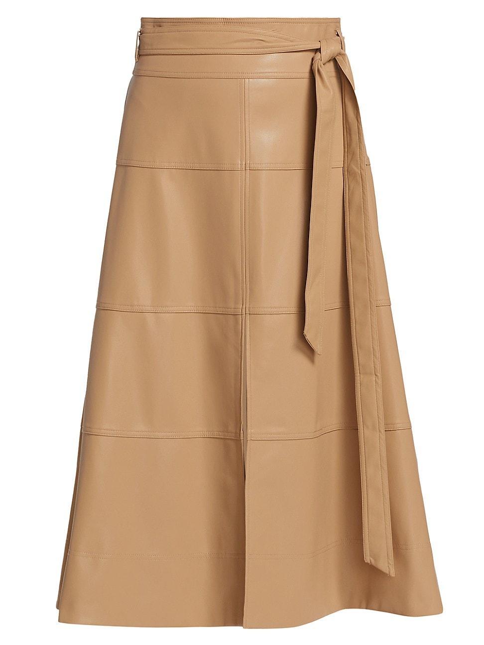 Womens Hudson Tie-Waist Midi-Skirt Product Image