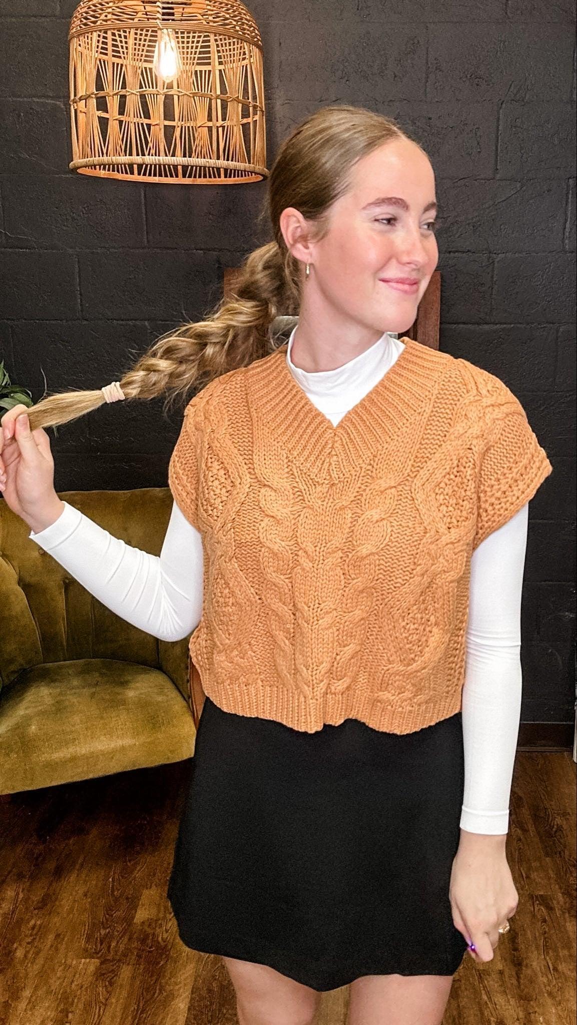 Pretty Lady Sweater Vest 3 Color Options (Small to Large) Product Image