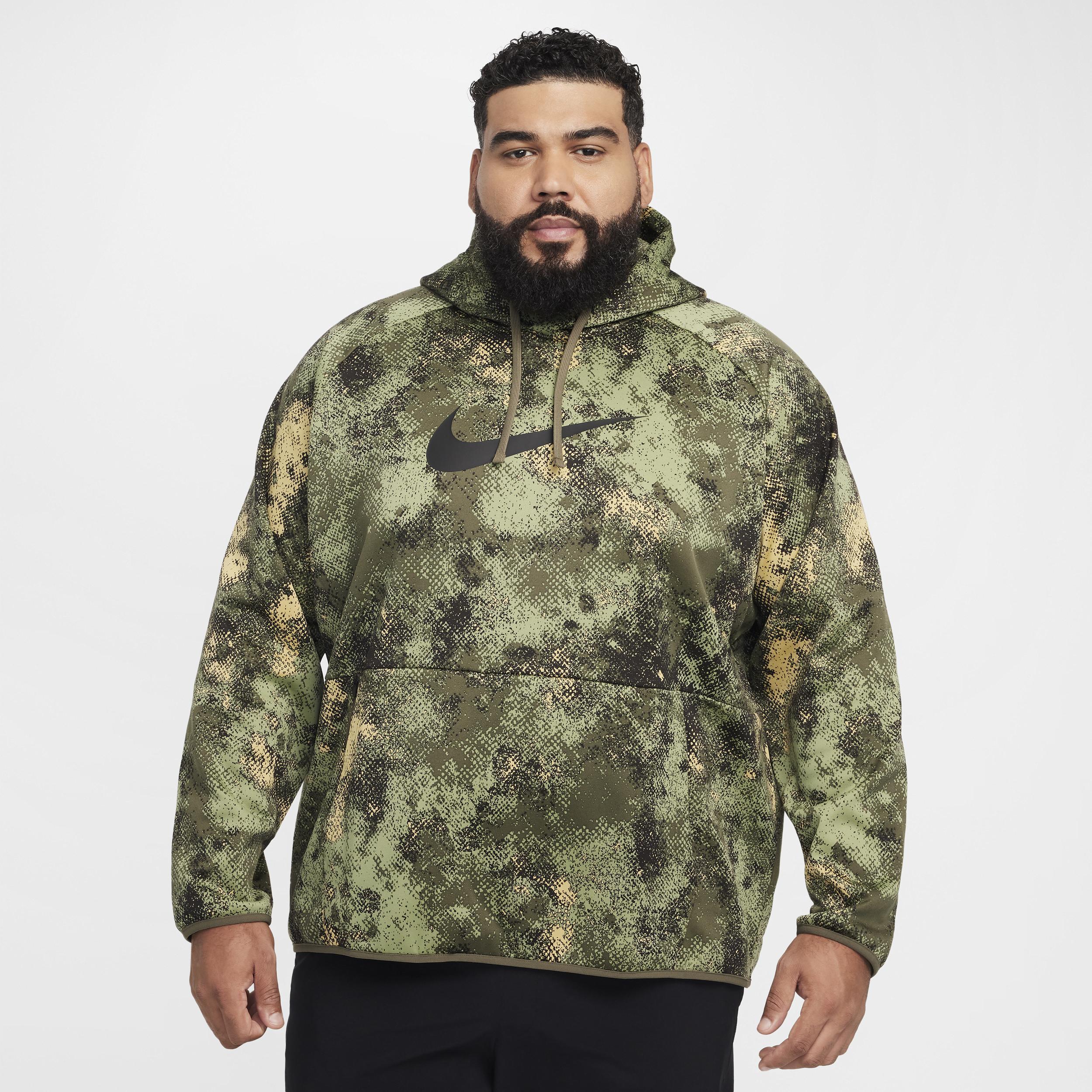 Mens Nike Therma-FIT Camo Versatile Pullover Hoodie Product Image