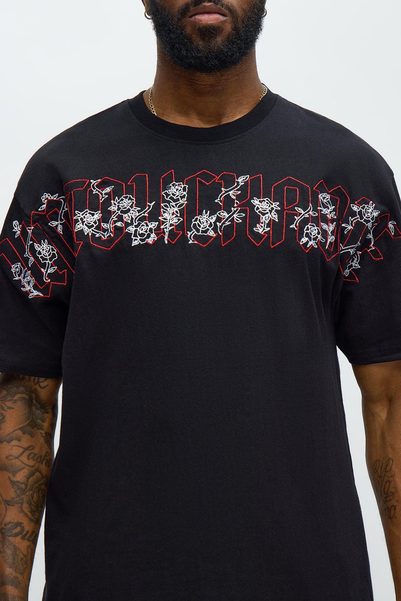 Rose Bundle Short Sleeve Tee - Black Product Image