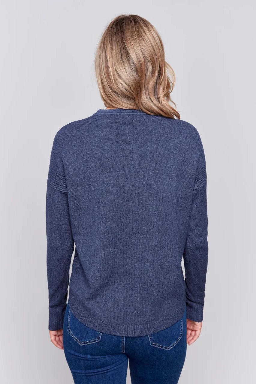 Removable Collar Sweater Product Image