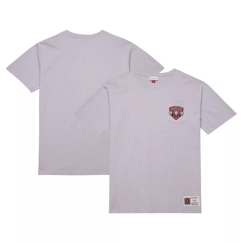 Men's Mitchell & Ness Purple Orlando City SC 10th Anniversary Premium Pocket T-Shirt, Size: Small, Orf Purple Product Image