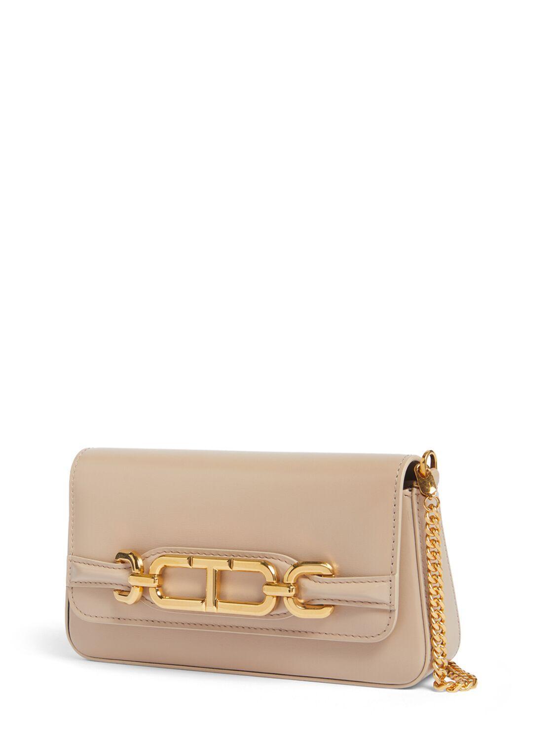 TOM FORD Mini Box Palmellato Shoulder Bag In Light Beige Product Image