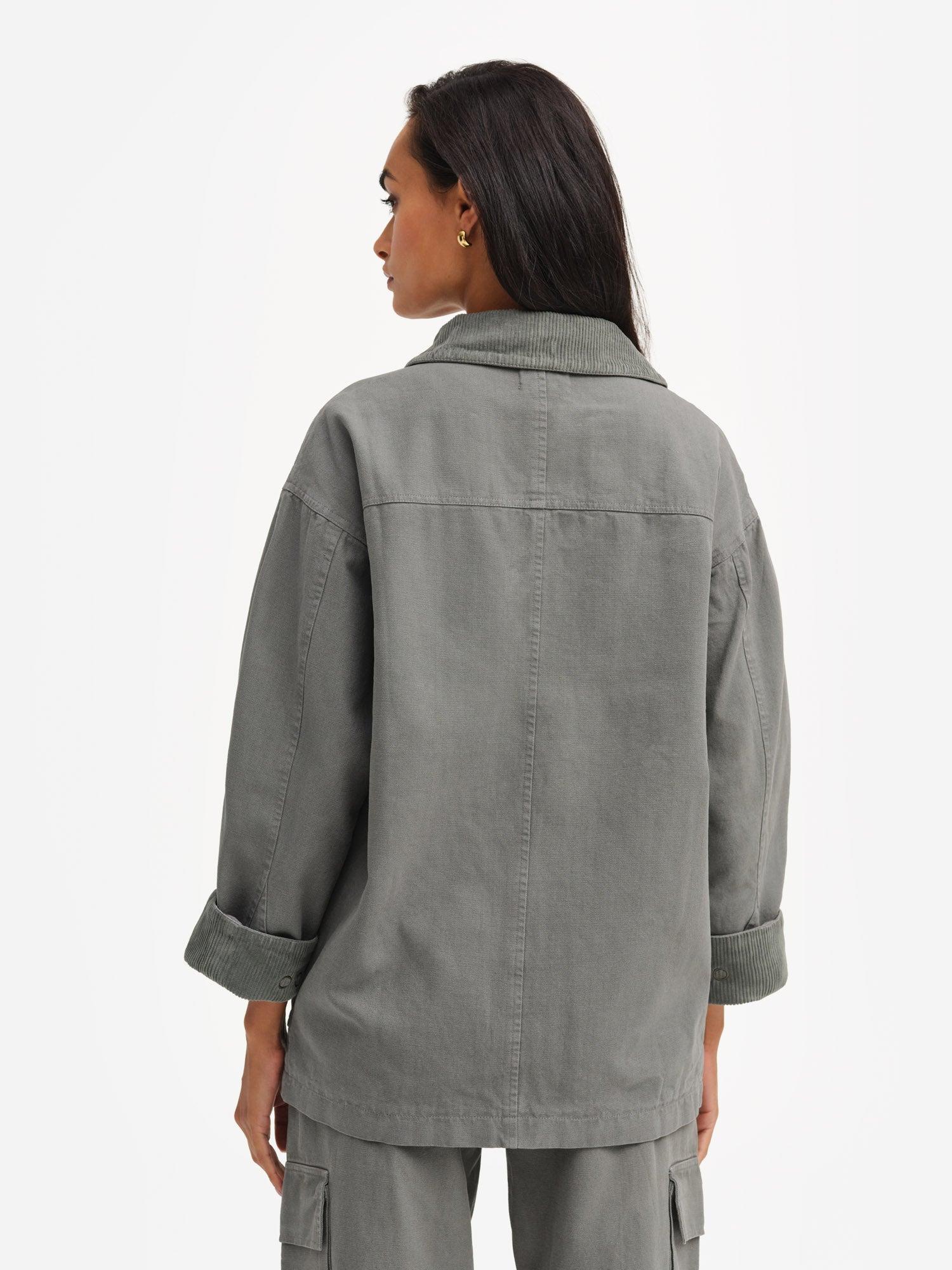 Organic Cotton Canvas Chore Jacket Female Product Image