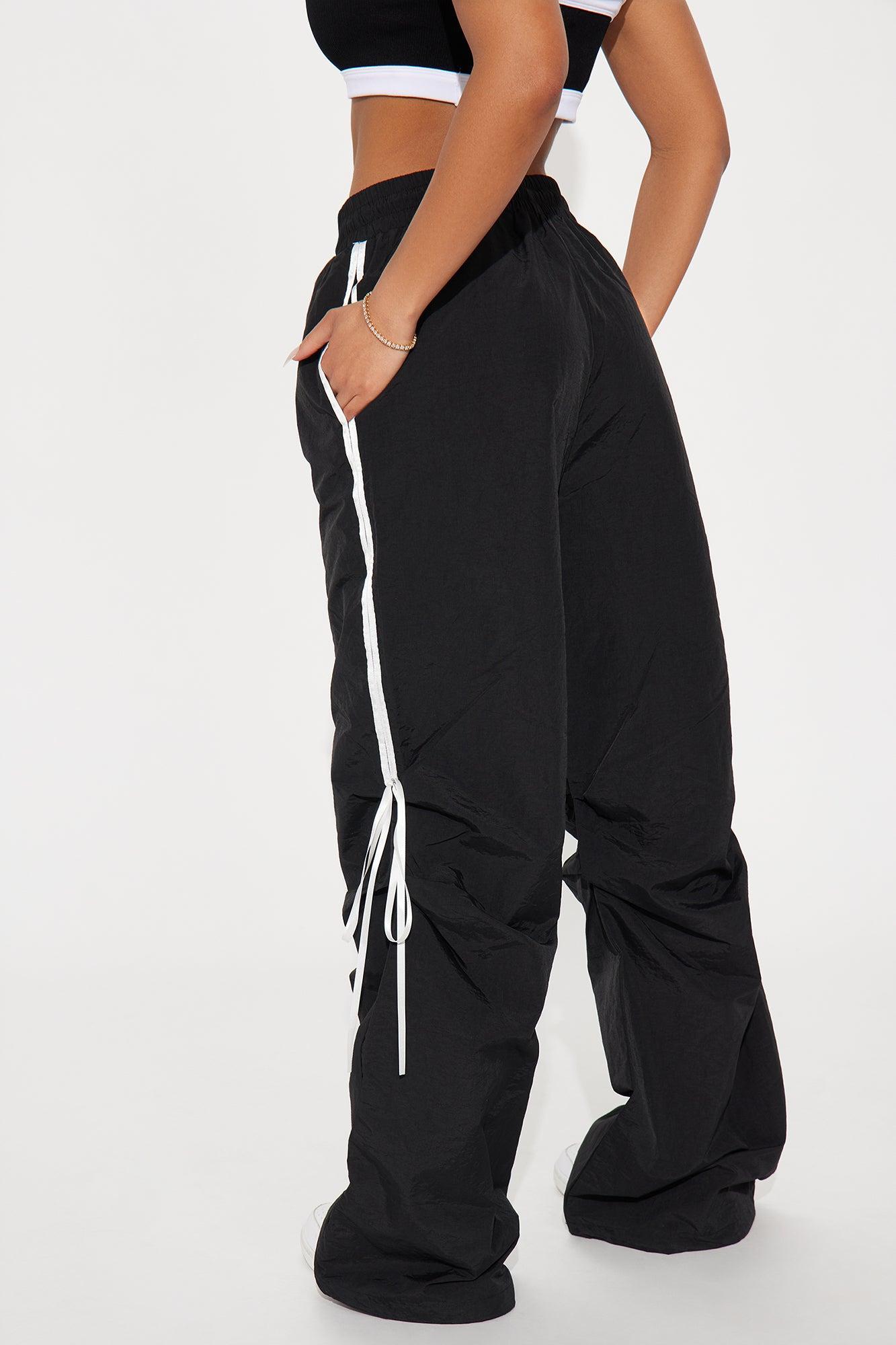 Jennifer Windbreaker Track Pant - Black Product Image