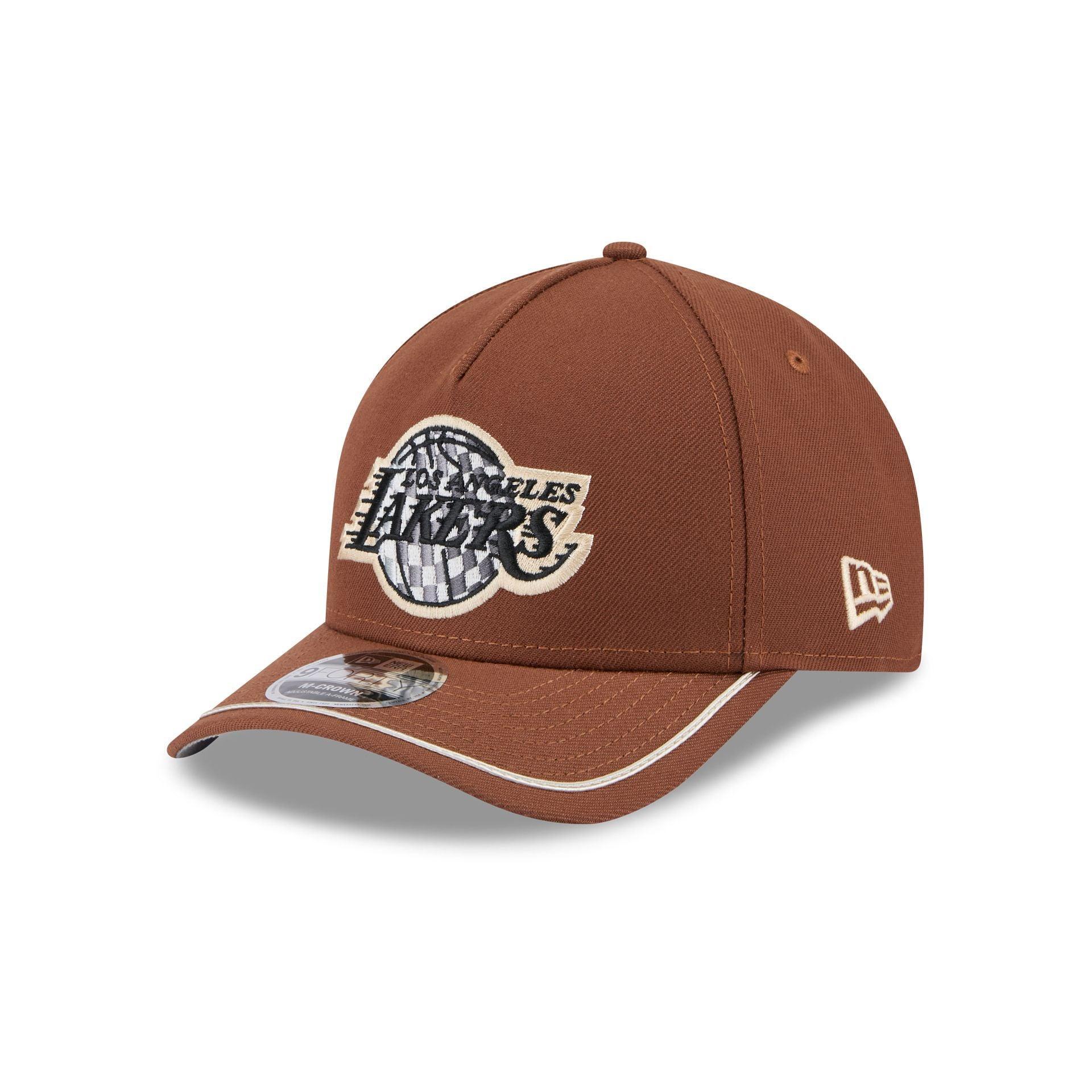 Los Angeles Lakers Motorsport 9FORTY M-Crown A-Frame Snapback Hat Male Product Image