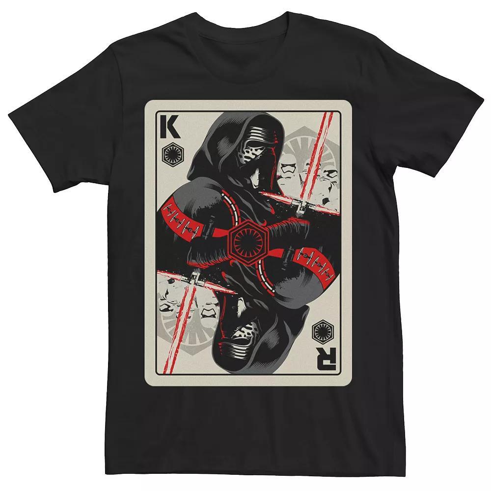 Mens Star Wars Sith Card Graphic Tee Grey Heather Product Image
