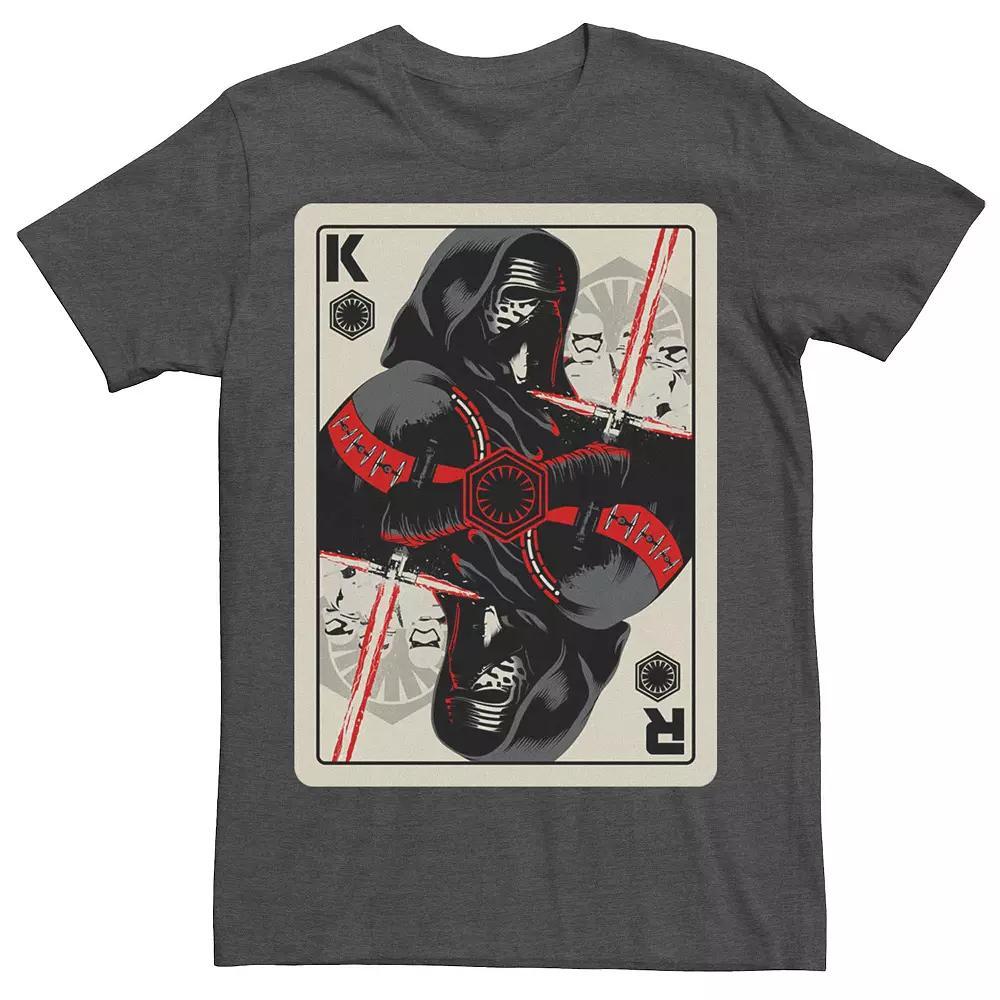 Mens Star Wars Sith Card Graphic Tee Grey Heather Product Image