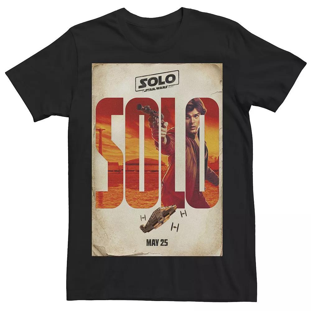 Men's Star Wars Han Solo Movie Release Date Poster Tee, Size: 3XL, Black Product Image