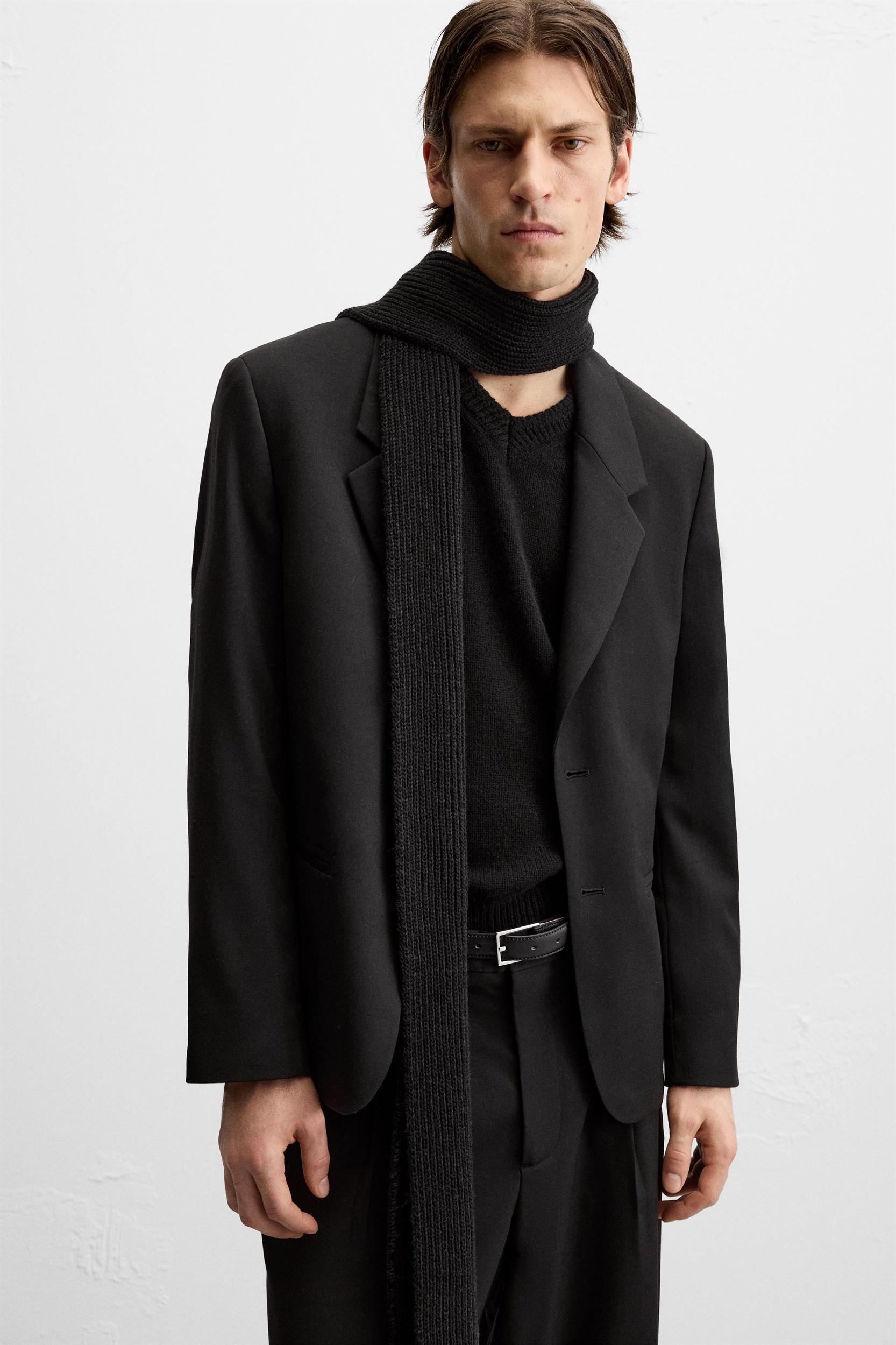 TEXTURED SUIT PANTS Product Image