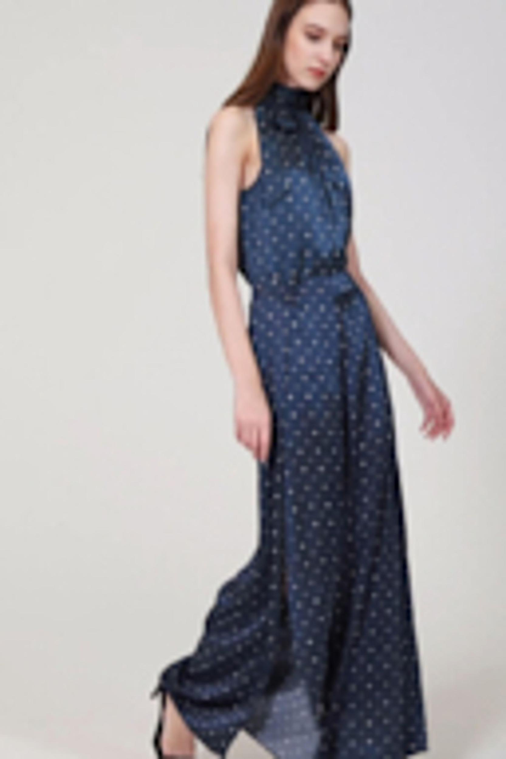Wide-legged Silk Ginkgo Pants Product Image