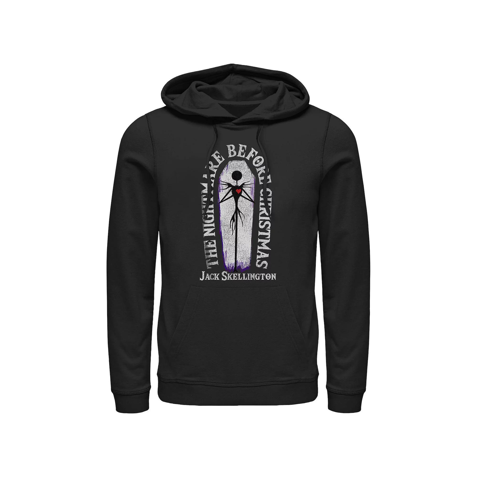 Disney's The Nightmare Before Christmas Jack Skellington Men's Graphic Hoodie, Size: Large, Black Product Image