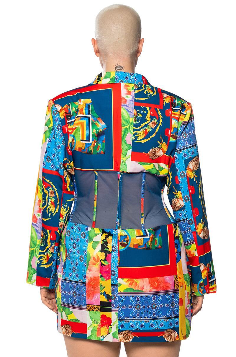 MIAMI IN THE TRAP CORSET BLAZER Product Image