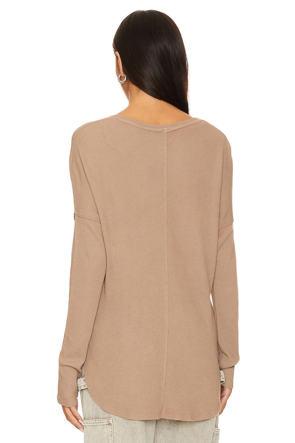 V Neck Long Sleeve Top Bobi Product Image
