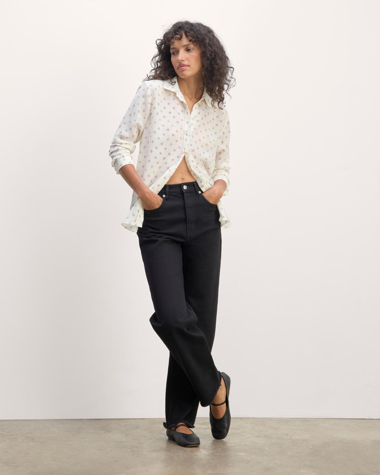 The Must-Have Shirt in Washable Silk Product Image