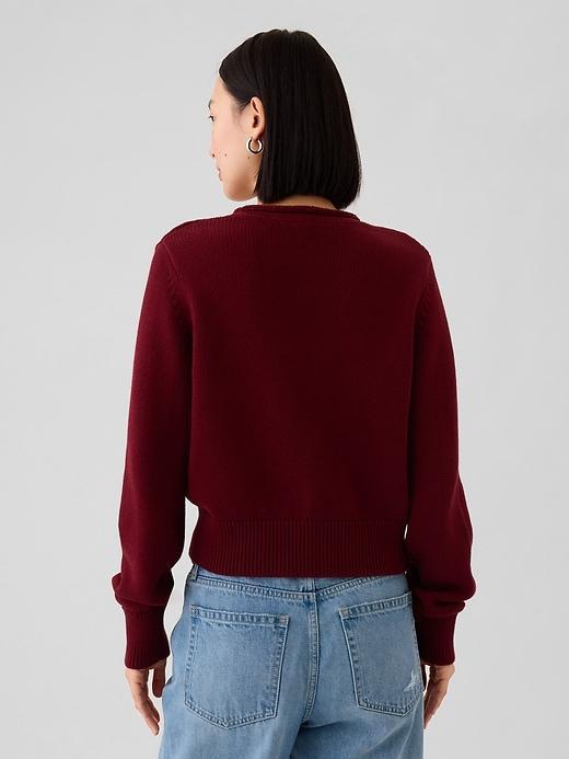 Shrunken Roll Neck Sweater Product Image