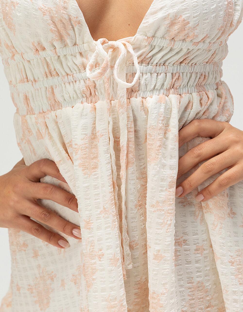FULL TILT Textured Womens Babydoll Dress Product Image