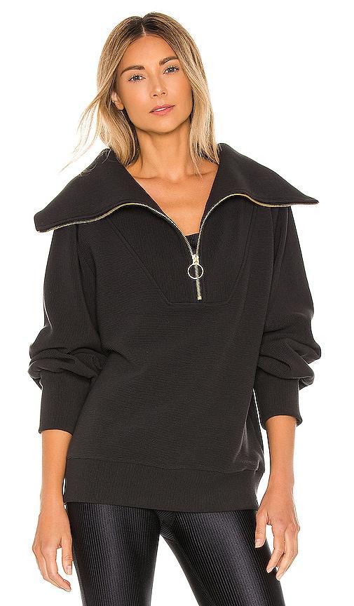 Vine Oversized 1/2-Zip Pullover Sweatshirt Product Image
