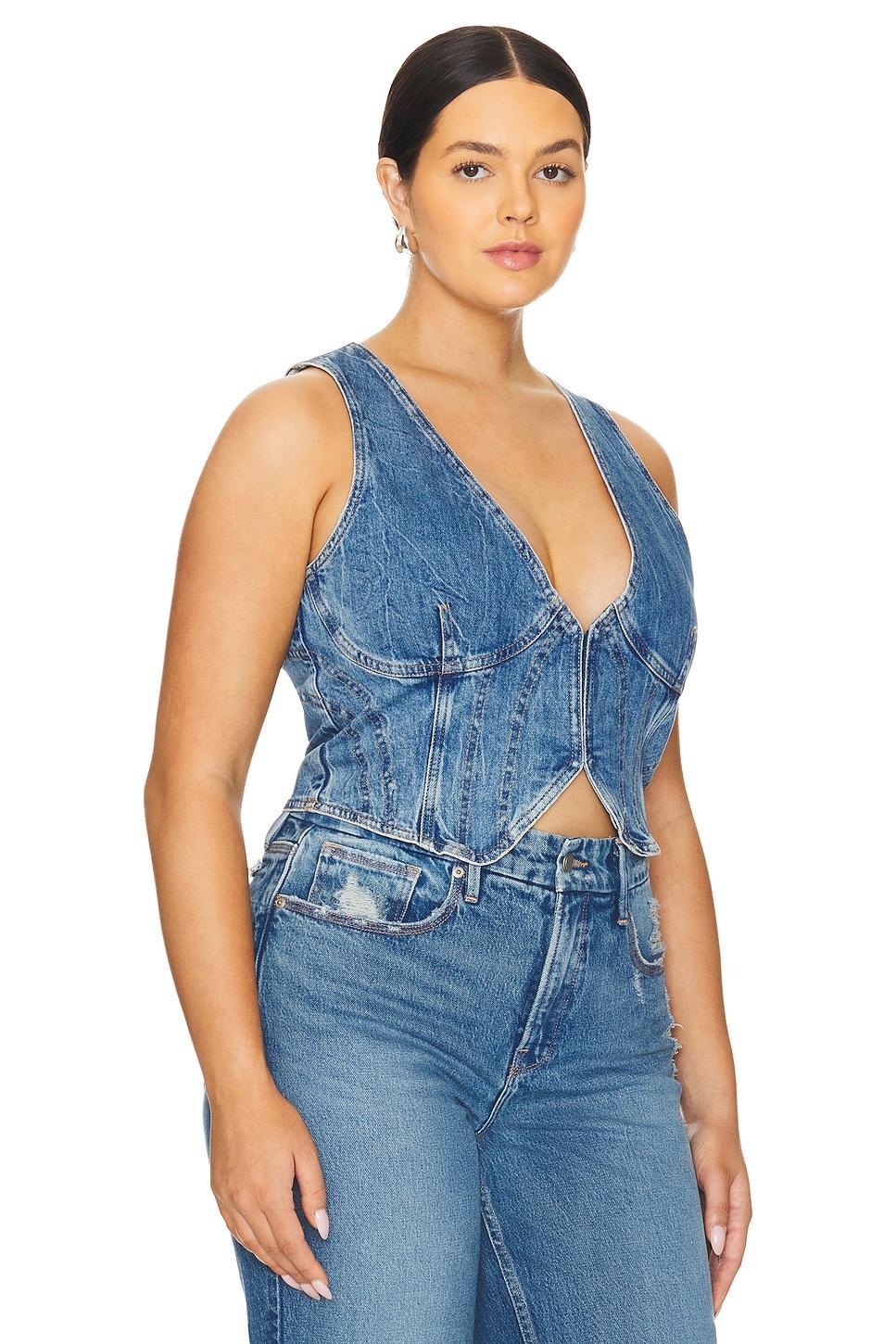 Denim Vest Good American Product Image