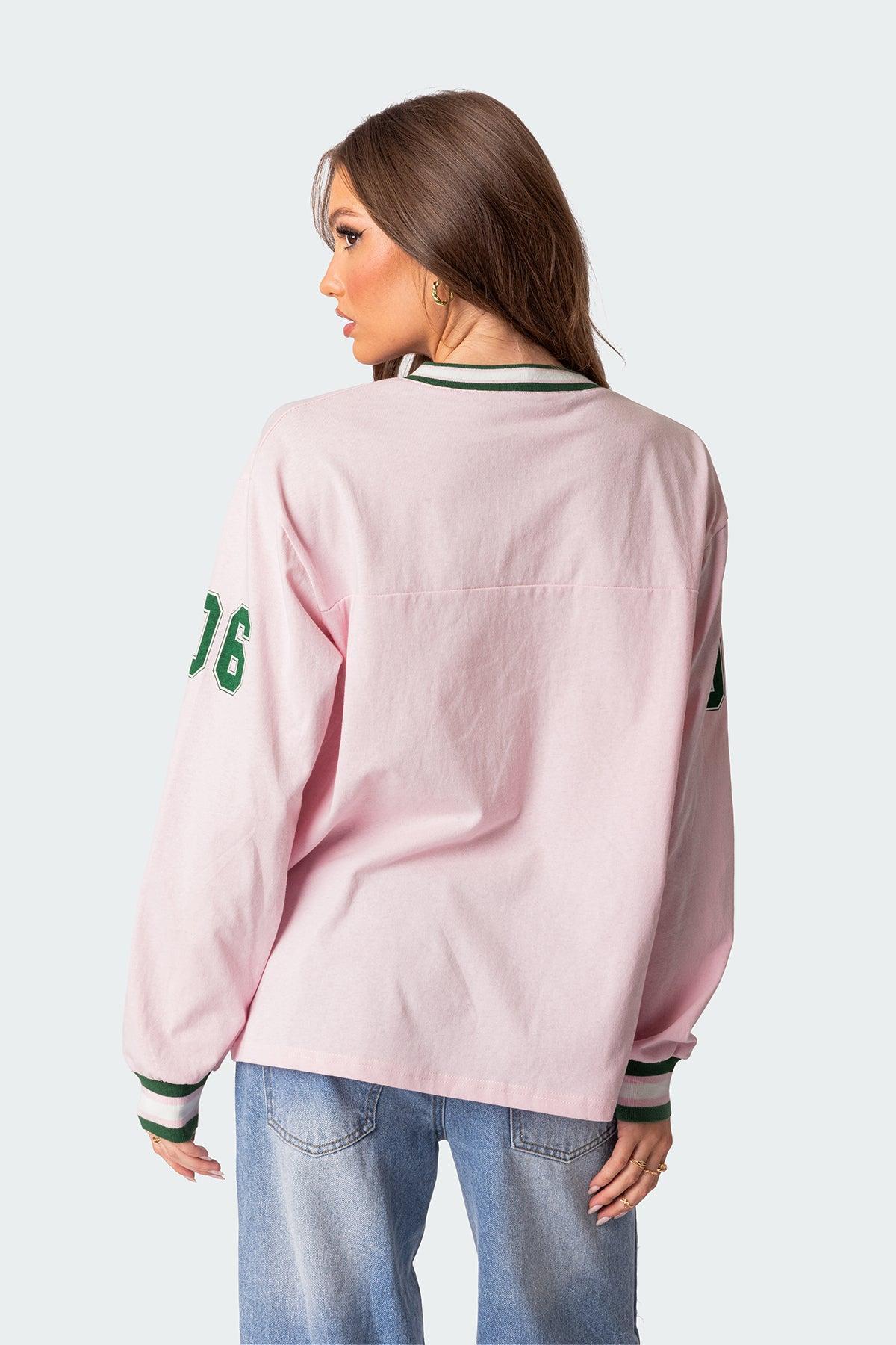 Cali Oversized Baseball T Shirt Product Image