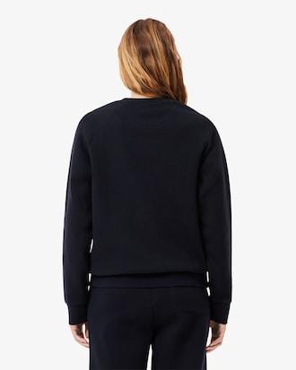 Women's Crew Neck Piqué Sweatshirt Product Image