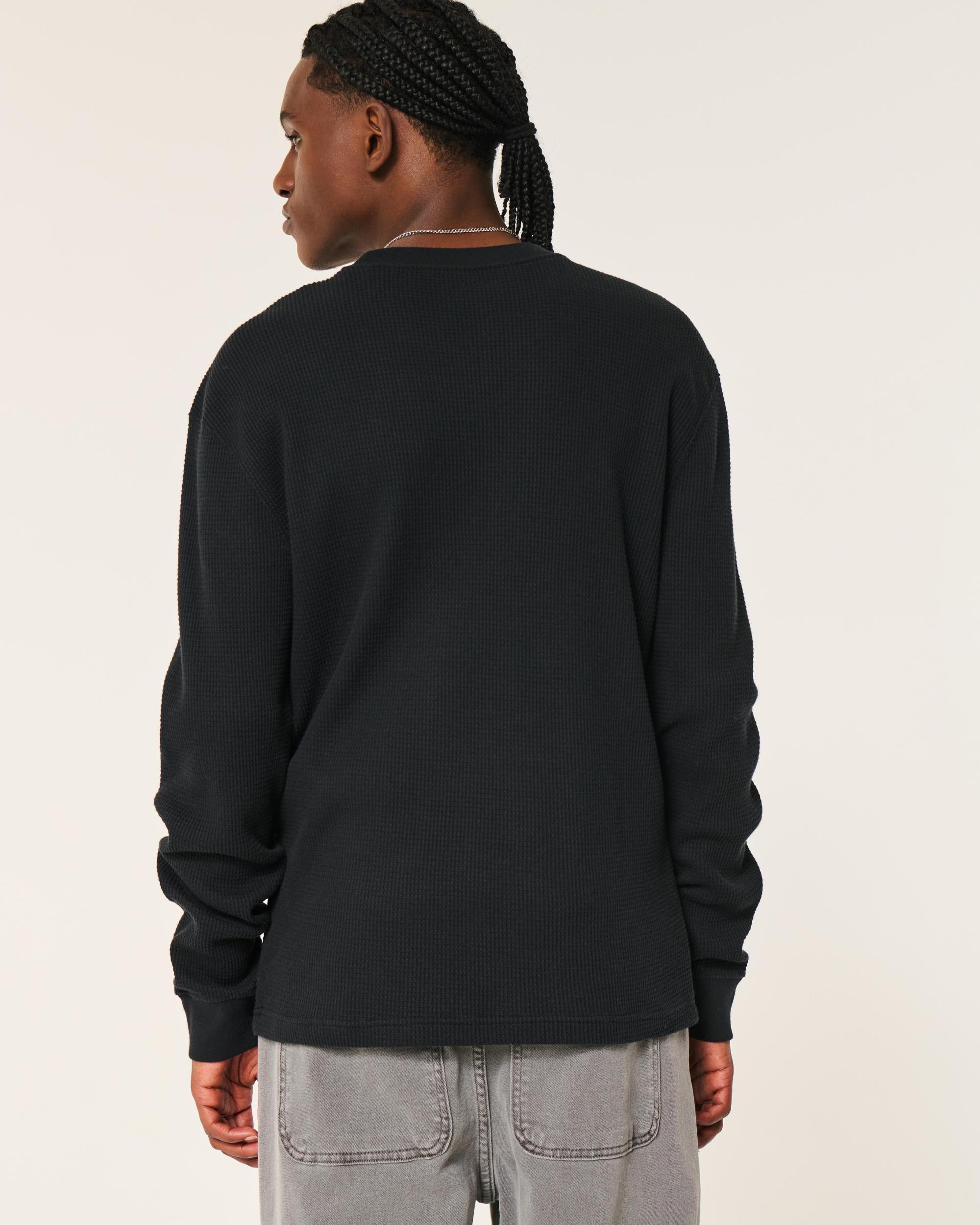 Long-Sleeve Thermal Crew T-Shirt Product Image