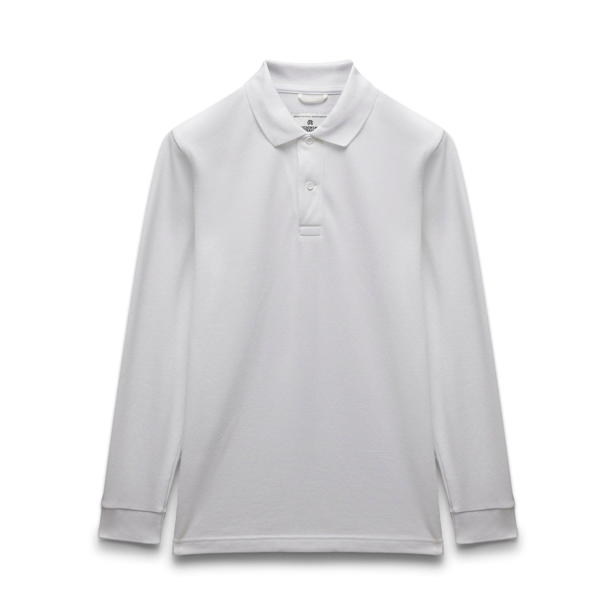 Athletic Pique Academy Standard Long Sleeve Polo Male Product Image