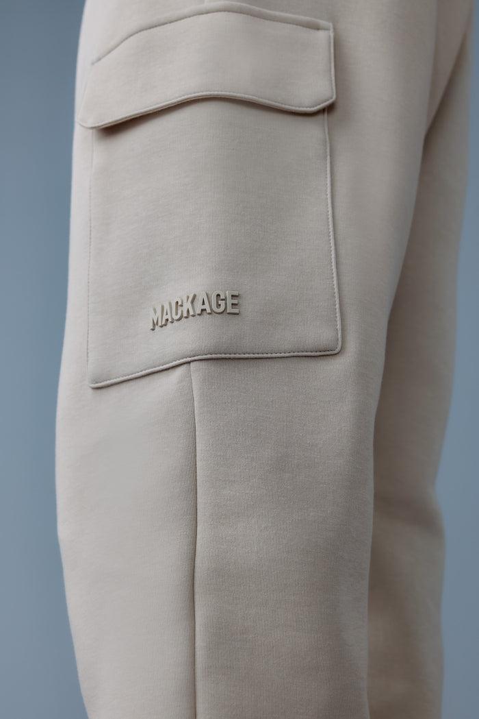 Mackage Marvin-R Double-Face Jersey Cargo Sweatpants- Trench Product Image