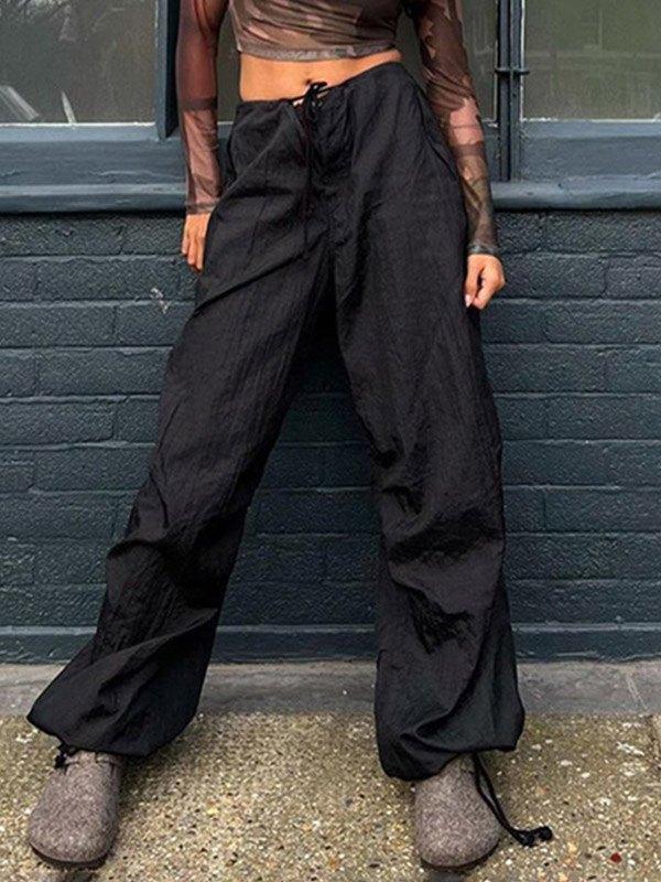 Size Friendly Y2K Parachute Cargo Pants Product Image