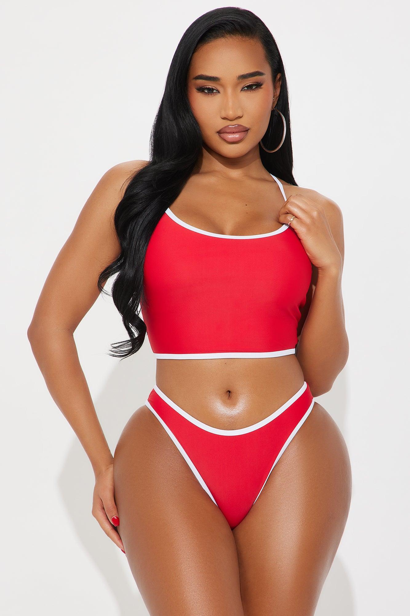 Honolulu Tankini 2 Piece Bikini - Red Product Image