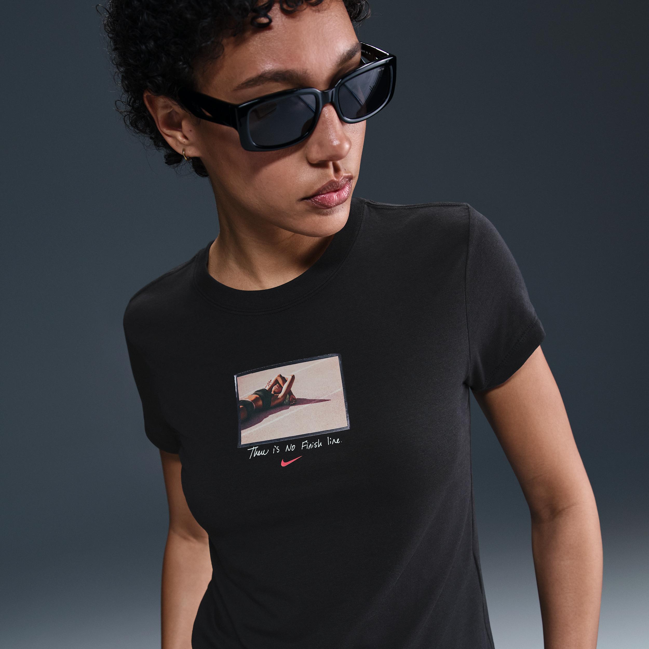 Women's Nike Sportswear Chill Knit Slim Cropped T-Shirt Product Image
