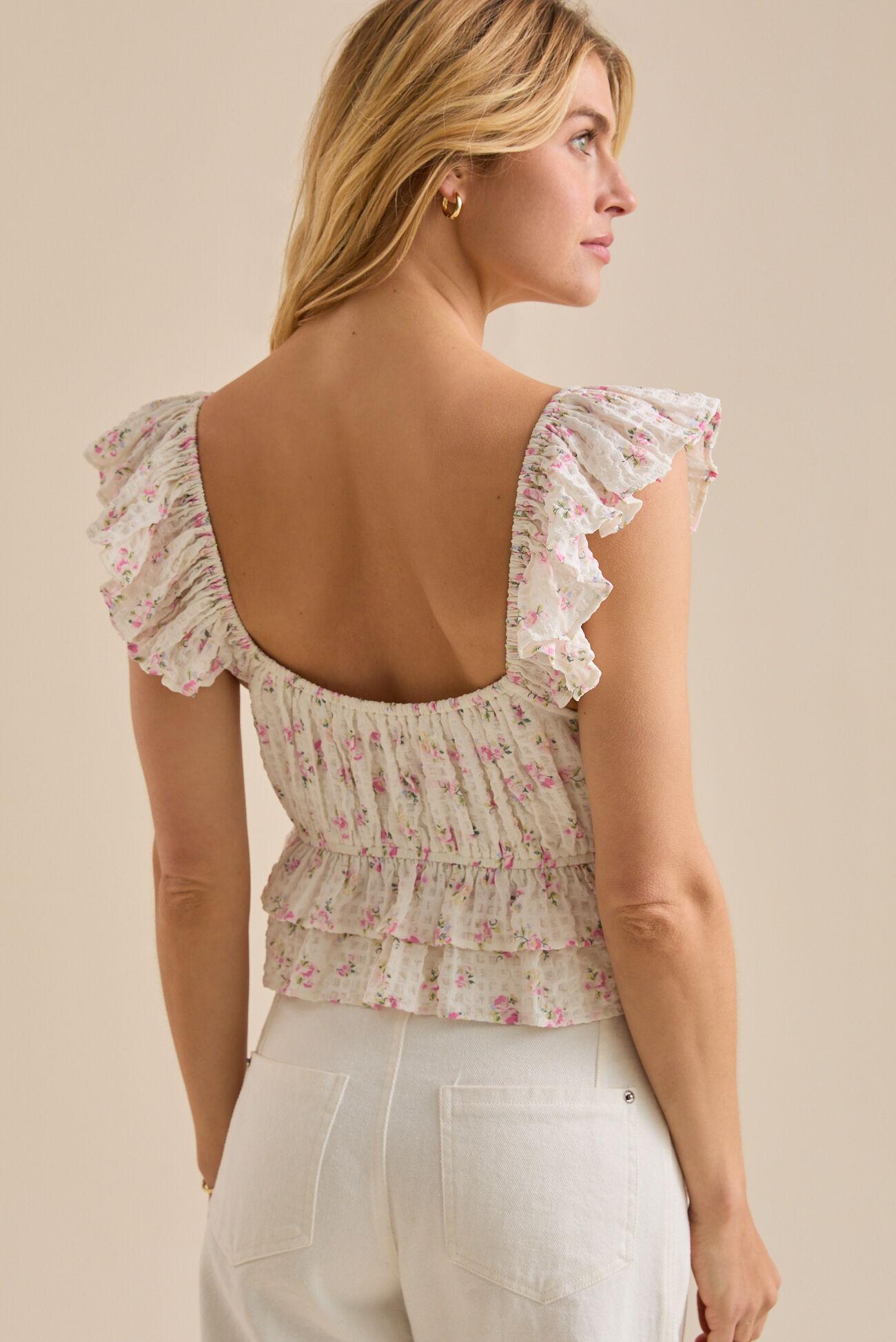 Portia Floral Double Cinch Top Product Image
