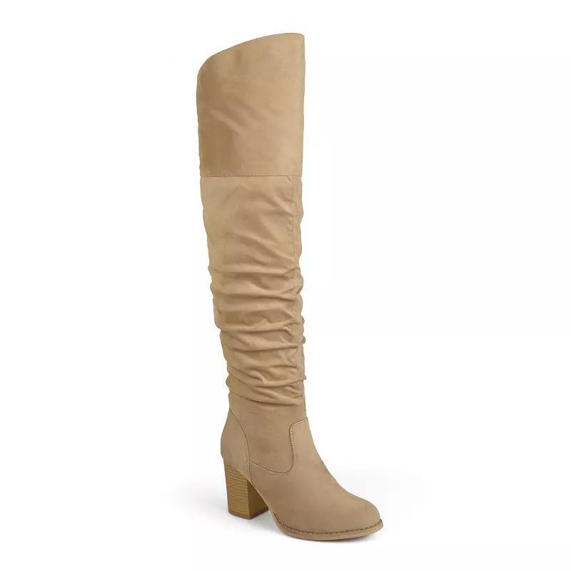 Journee Kaison Womens Tall Boots Grey Product Image