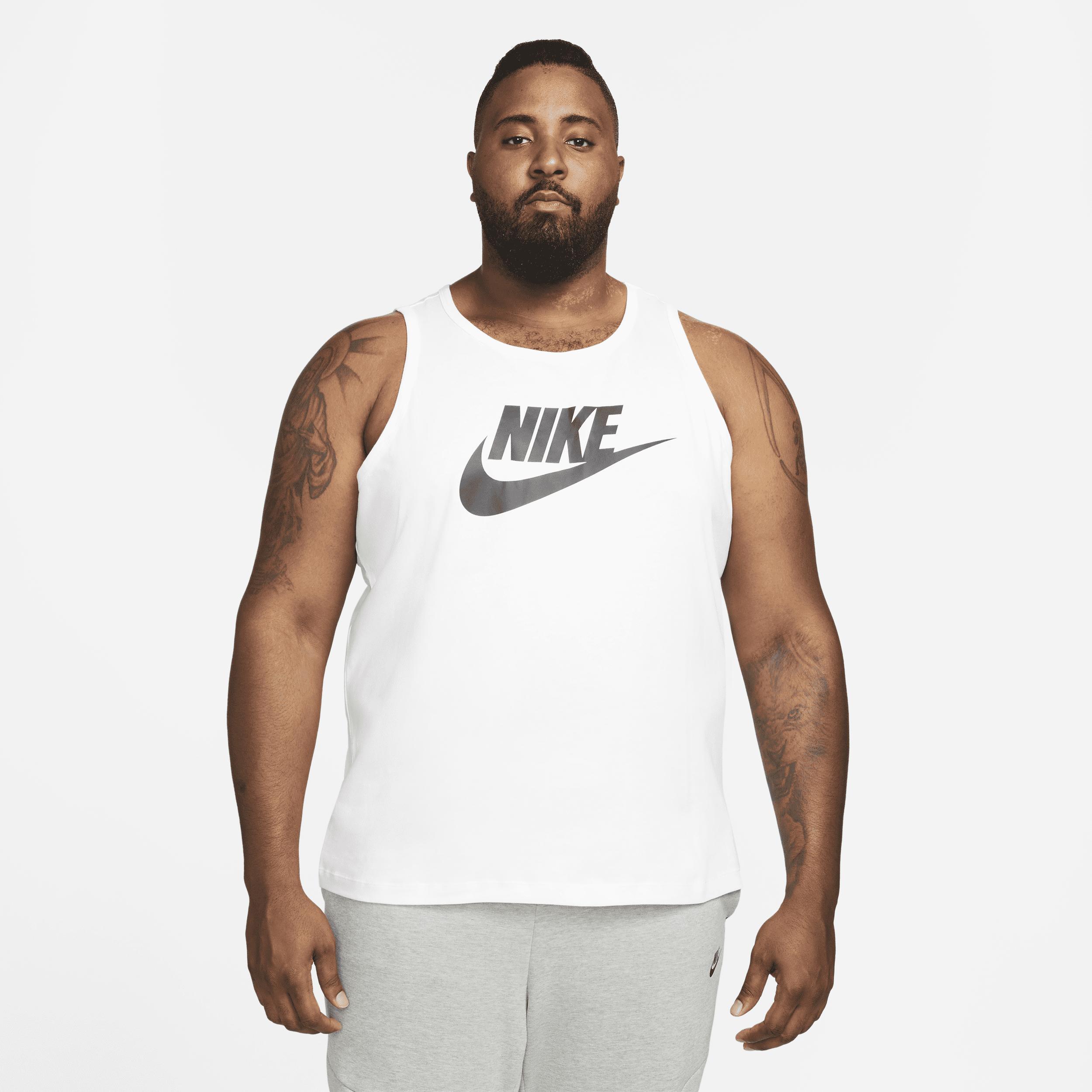 Men's Nike Sportswear Tank Top, Size: XXL, White Black Product Image