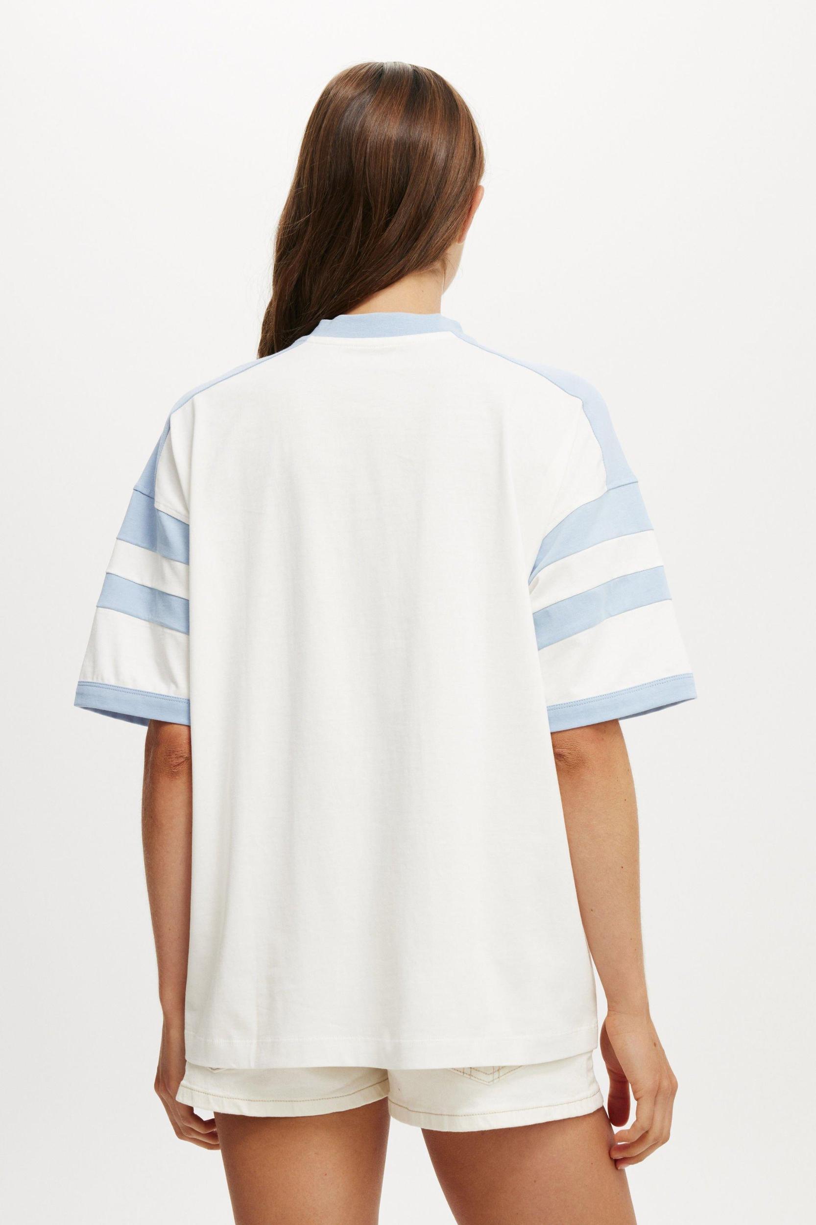 Cotton On Women - V Neck Retro Graphic Boxy Tee - 85/dandelion Product Image