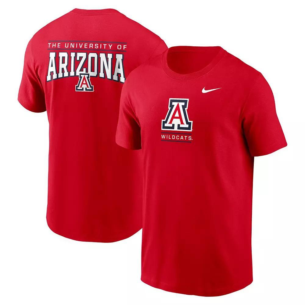 Men's Nike Red Arizona Wildcats 2-Hit T-Shirt, Size: Medium Product Image