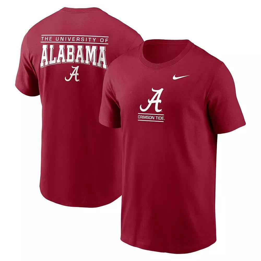 Men's Nike Crimson Alabama Crimson Tide 2-Hit T-Shirt, Size: Large, Red Product Image