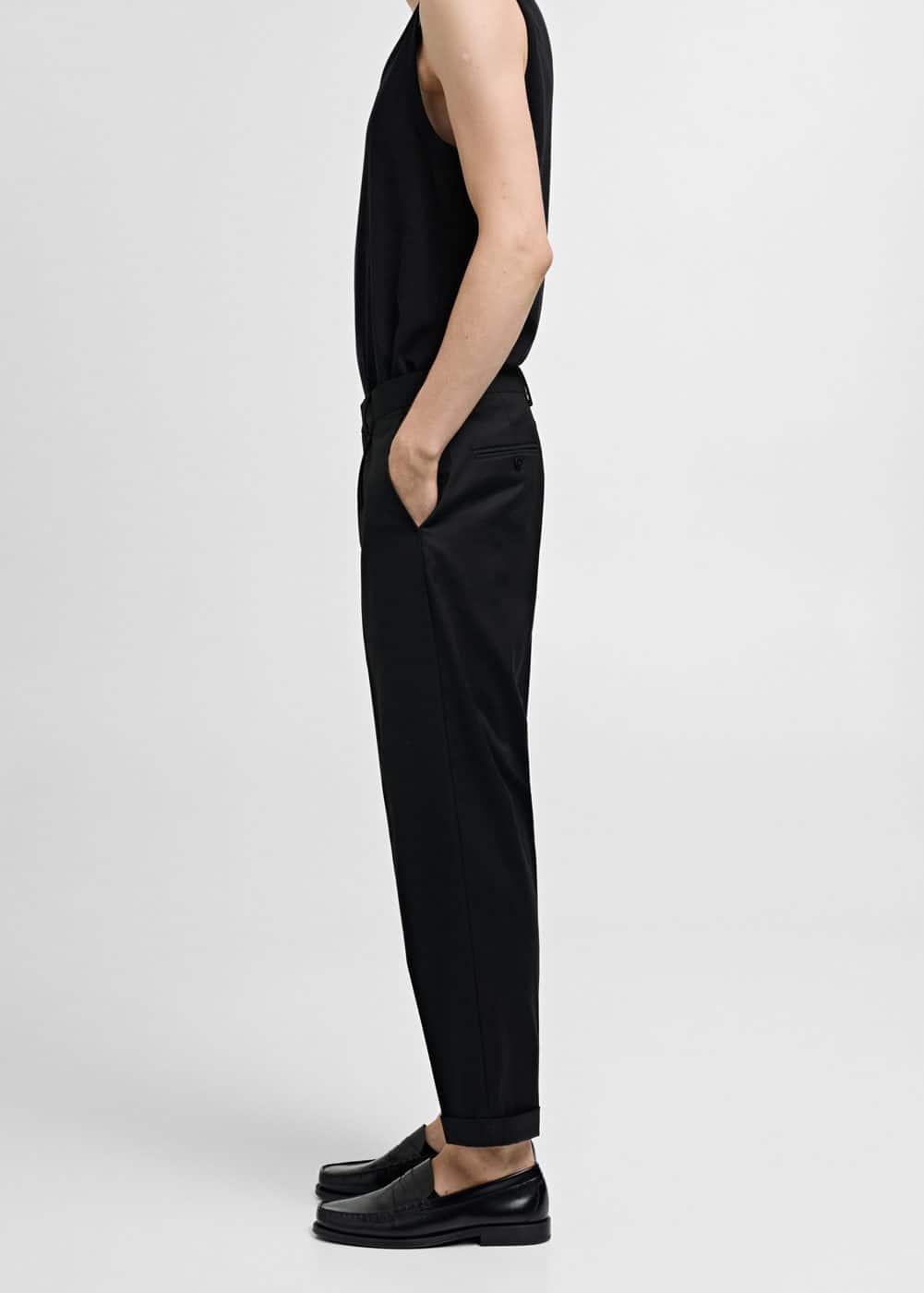 Regular fit suit trousers - Men | MANGO USA Product Image